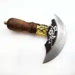 Couteau demi lune bois precieux 5