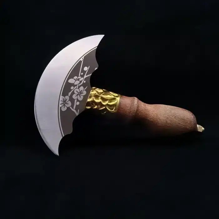 Couteau demi lune bois precieux