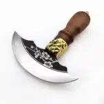 Couteau demi lune bois precieux 6