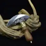 Couteau demi lune bois precieux 3