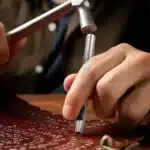 Kit d'outils de poinçonnage à la main pour l'artisanat du cuir, 6 trous TANOval, artisanat du cuir creux, 6mm-10mm 5