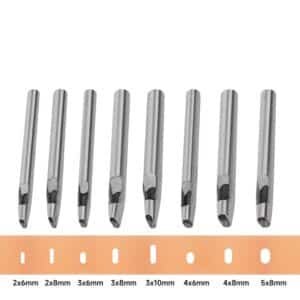 Emporte piece pour enchapure (Lot de 8)