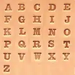 Ensemble d'estampage de lettres, poinçon en acier au carbone, or, alphabet, tampons métalliques, bois, outils en cuir, artisanat d'estampage du cuir, 6mm 6