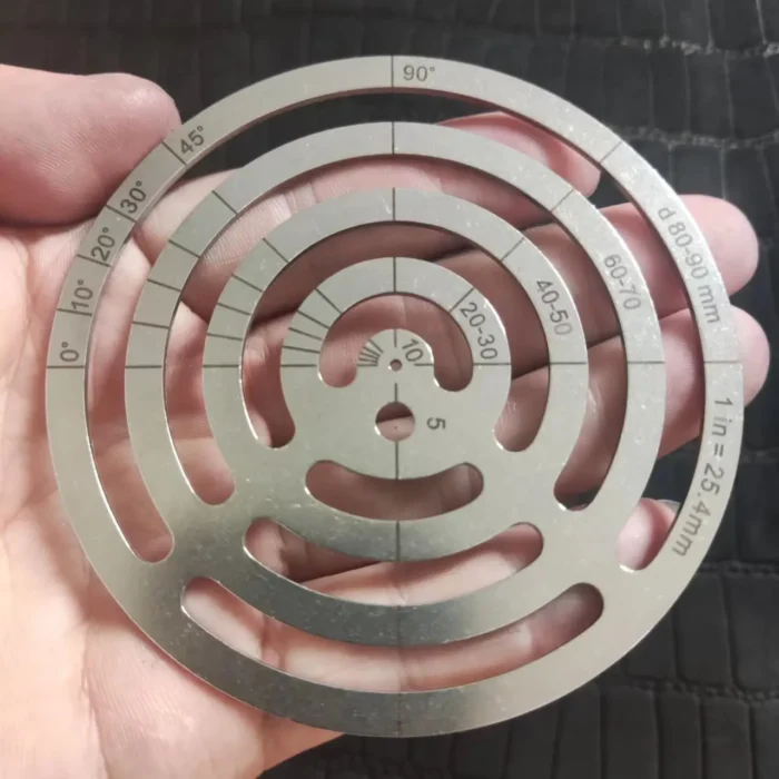 Règle ronde pour le cuir 1
