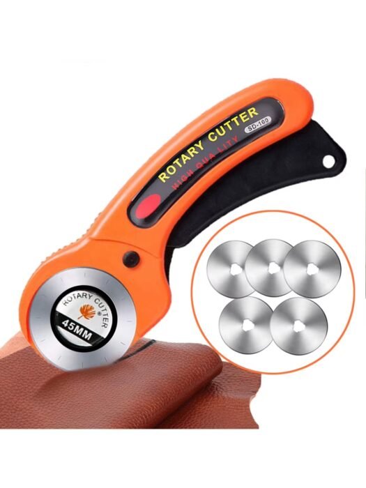 Cutter cuir rotatif